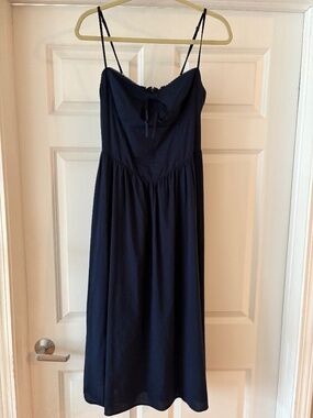 Reformation Allure Dress Navy Size 8